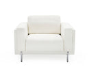 Divani Casa Schmidt - Modern Off White Fabric Chair