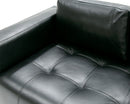 Divani Casa Schmidt - Modern Black Leather Sofa