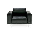 Divani Casa Schmidt - Modern Black Leather Chair
