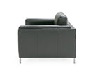 Divani Casa Schmidt - Modern Black Leather Chair