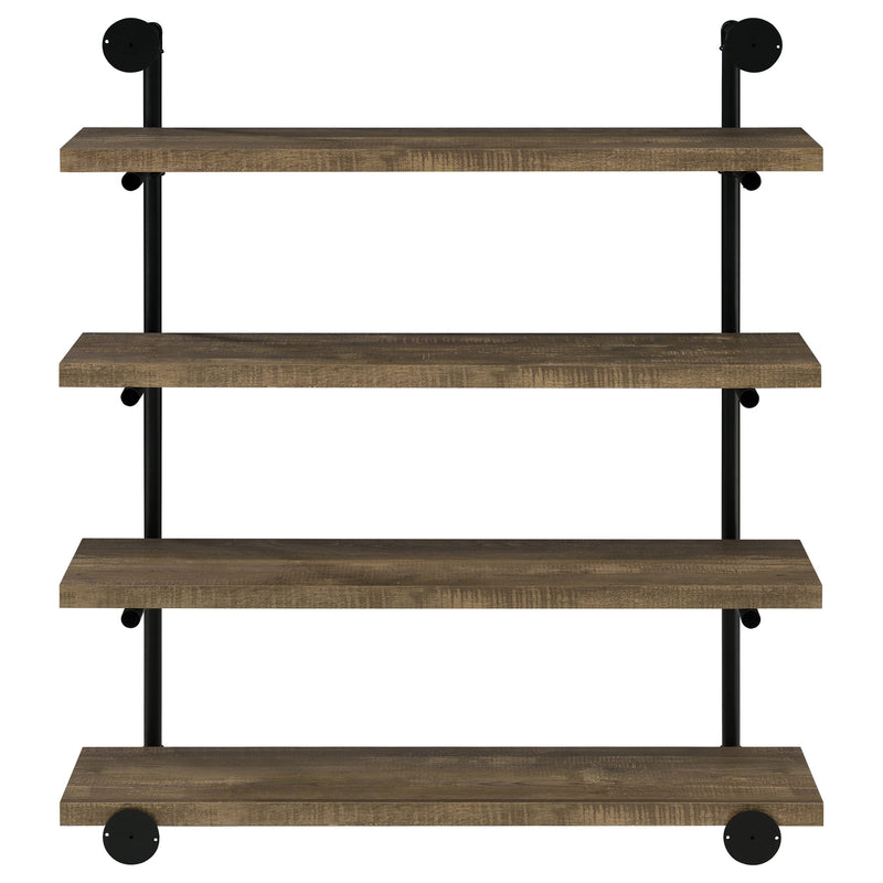 Elmcrest 24-inch 4-shelf Wall Bookshelf Grey Driftwood