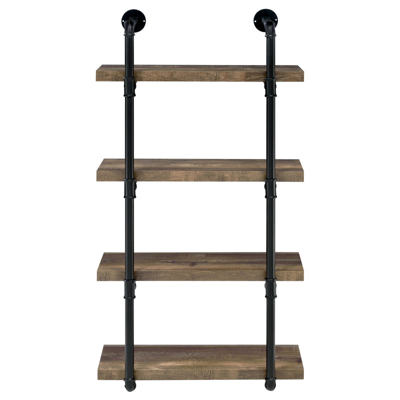 Elmcrest 24-inch 4-shelf Wall Bookshelf Grey Driftwood