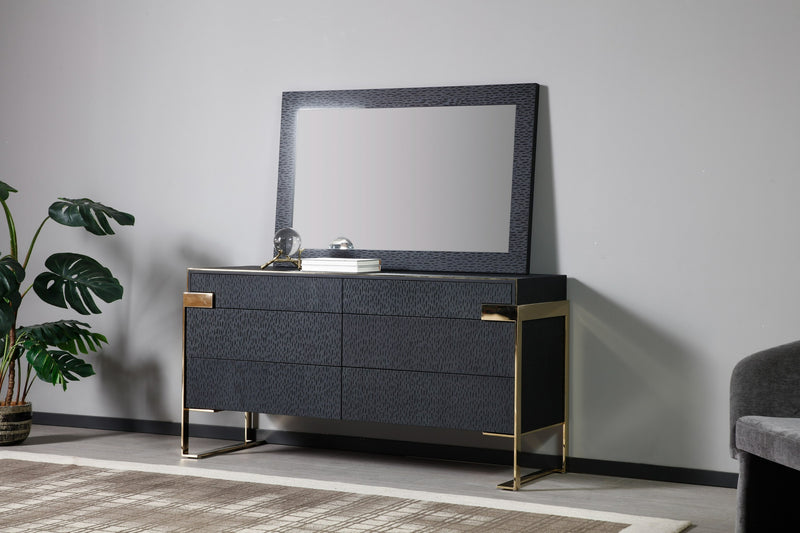 Modrest Rothsay - Modern Wenge Mirror