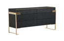 Modrest Rothsay - Modern Wenge + Gold Dresser