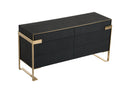 Modrest Rothsay - Modern Wenge + Gold Dresser