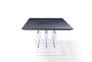 Modrest Inverness - Contemporary Black Oak + Acrylic Dining Table