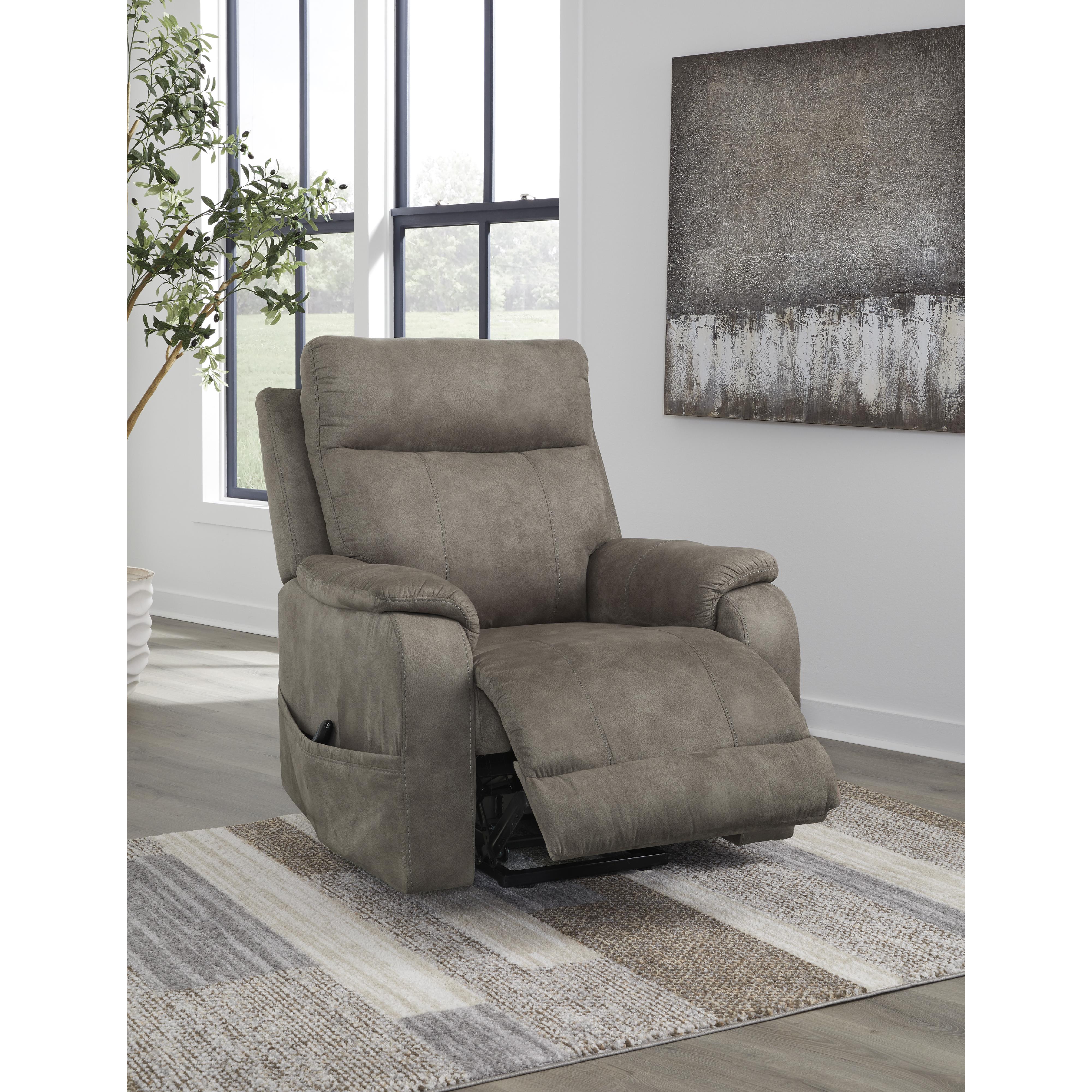 Diamond Modern Furniture Exclusive Design Crestmeade Fabric Lift Chair with Heat and Massage 1350312 IMAGE 8