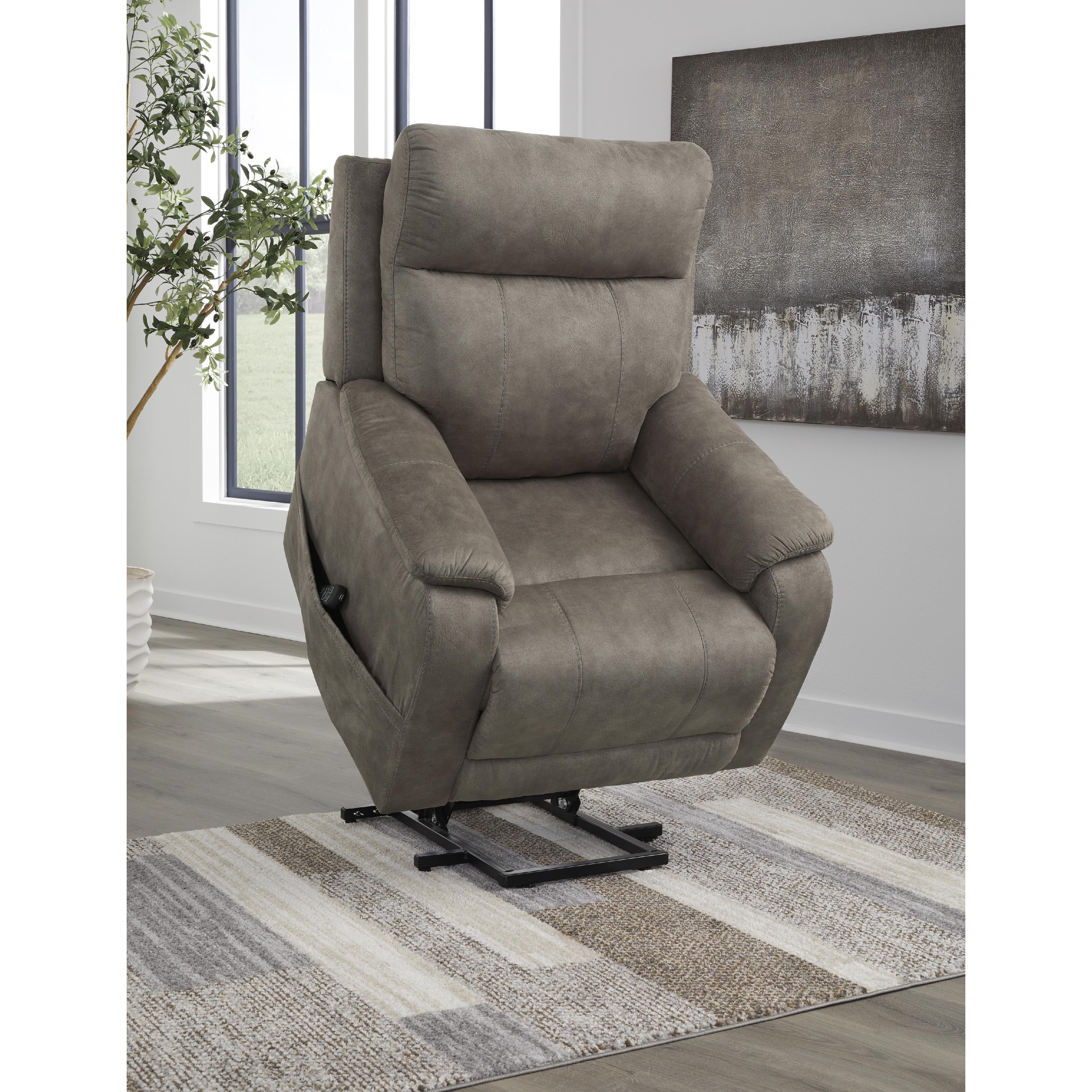 Diamond Modern Furniture Exclusive Design Crestmeade Fabric Lift Chair with Heat and Massage 1350312 IMAGE 9