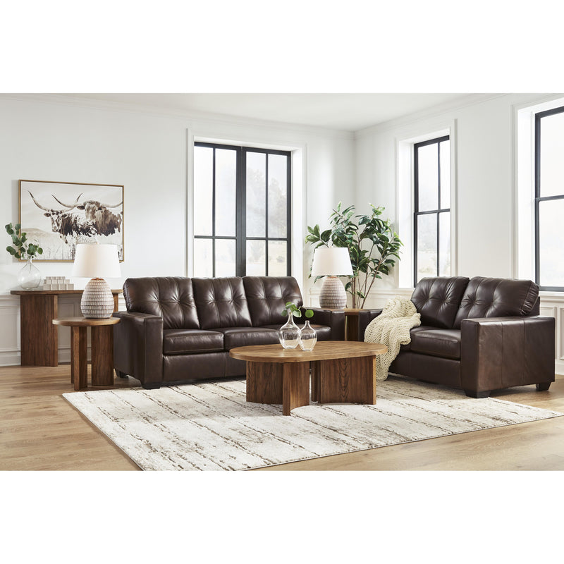 Signature Design by Ashley Santorine Stationary Leather Match Loveseat 2170635 IMAGE 13