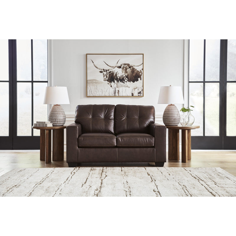 Signature Design by Ashley Santorine Stationary Leather Match Loveseat 2170635 IMAGE 5