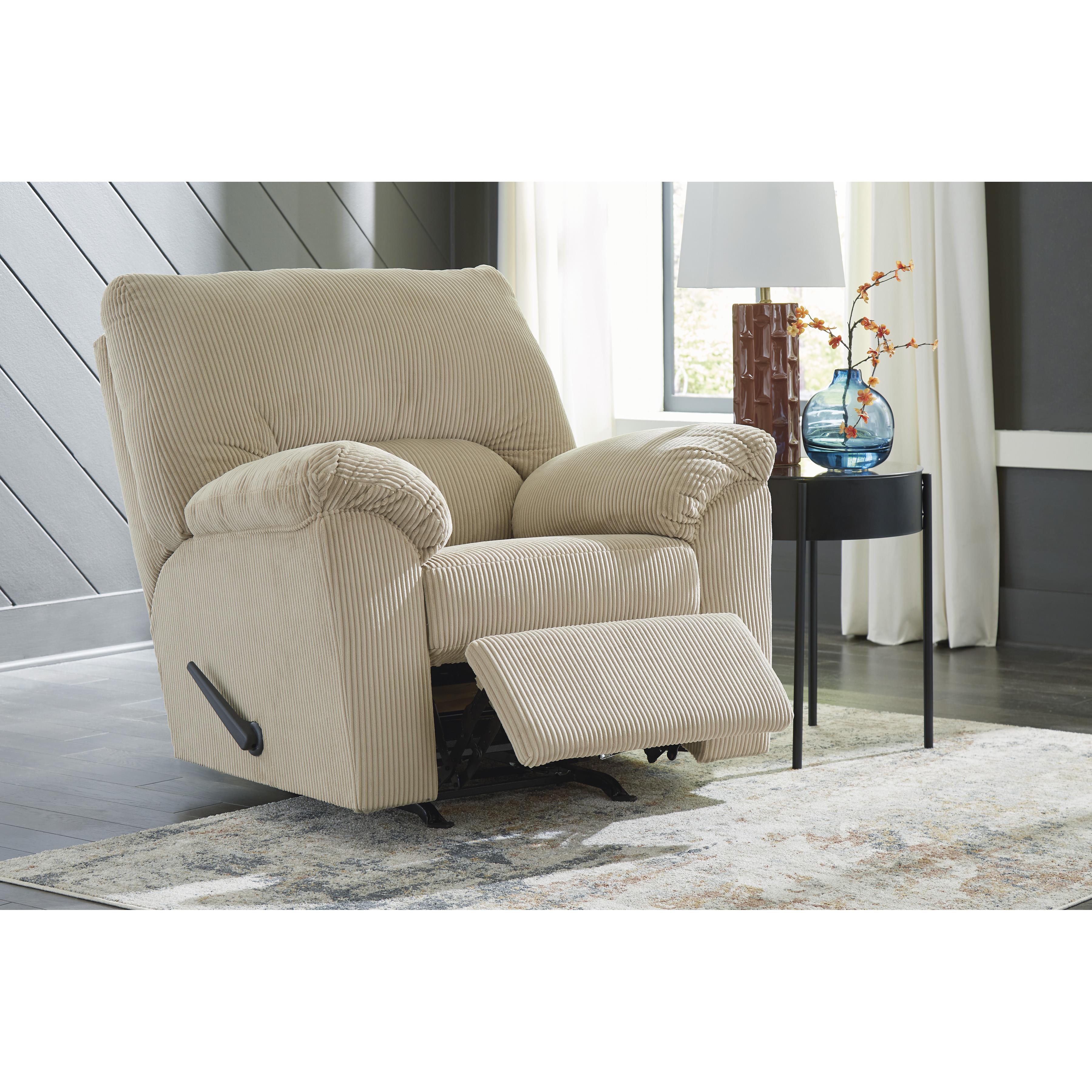 Signature Design by Ashley SimpleJoy Rocker Fabric Recliner 2420325 IMAGE 8