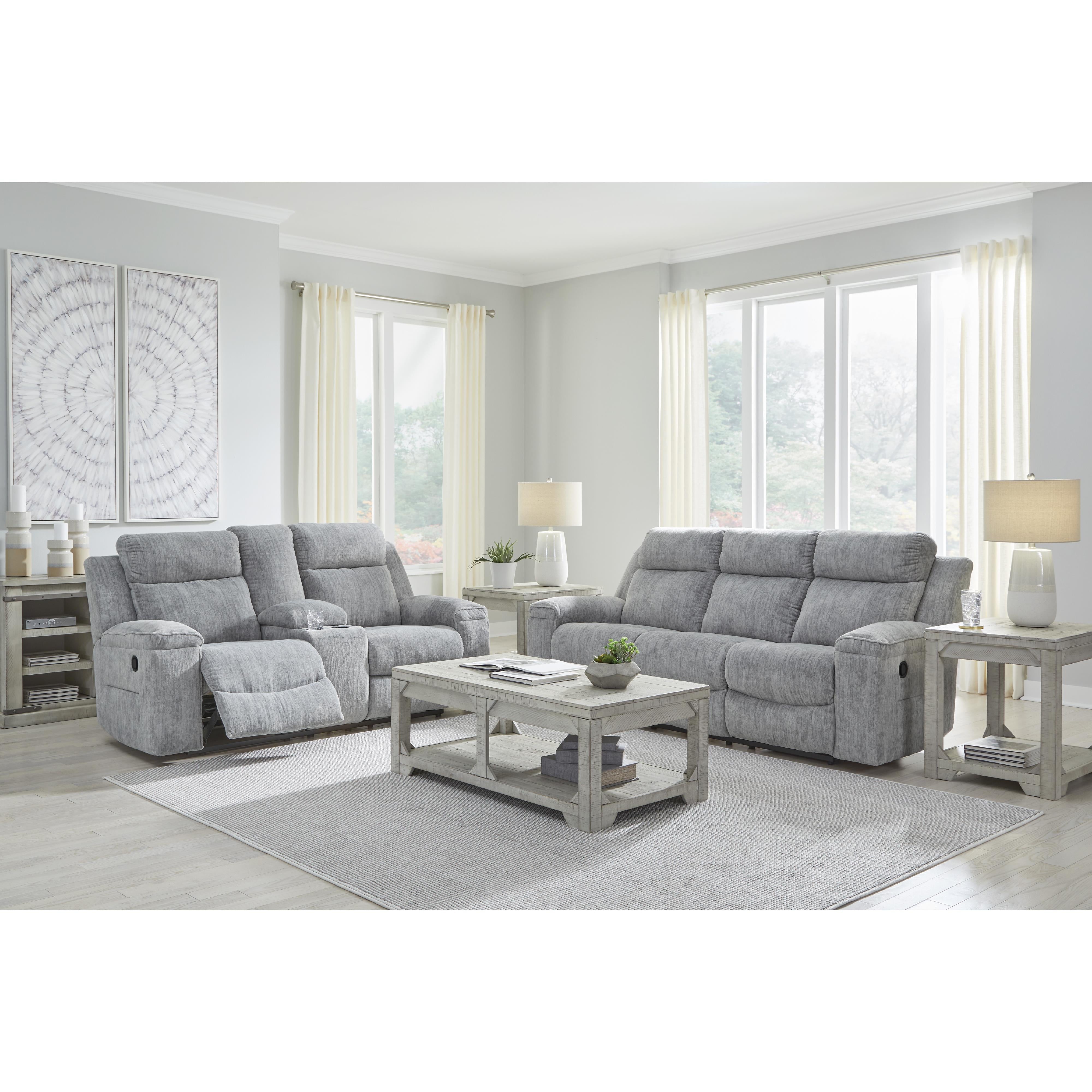 Diamond Modern Furniture Exclusive Design Buntington Reclining Fabric Loveseat with Console 3400494 IMAGE 7