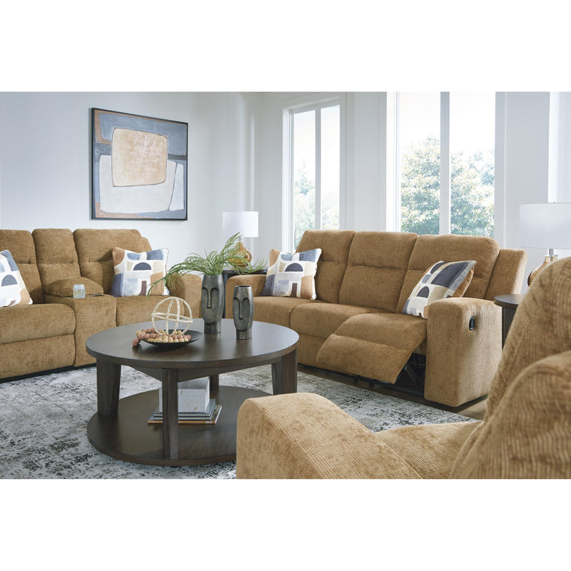 Signature Design by Ashley Kanlow Reclining Fabric Loveseat with Console 3860594 IMAGE 9