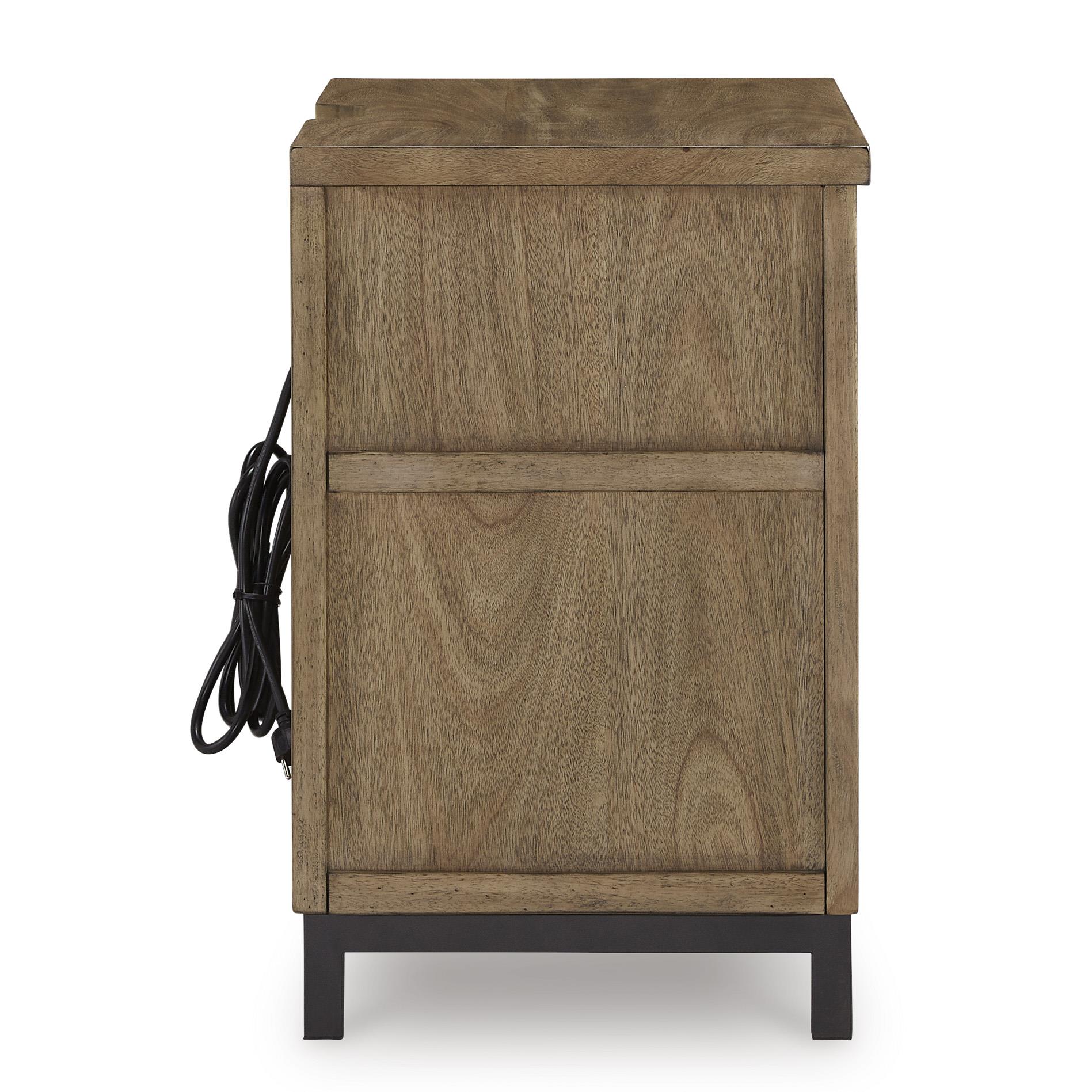 Diamond Modern Furniture Exclusive Design Tomtyn 2-Drawer Nightstand B622-92 IMAGE 4
