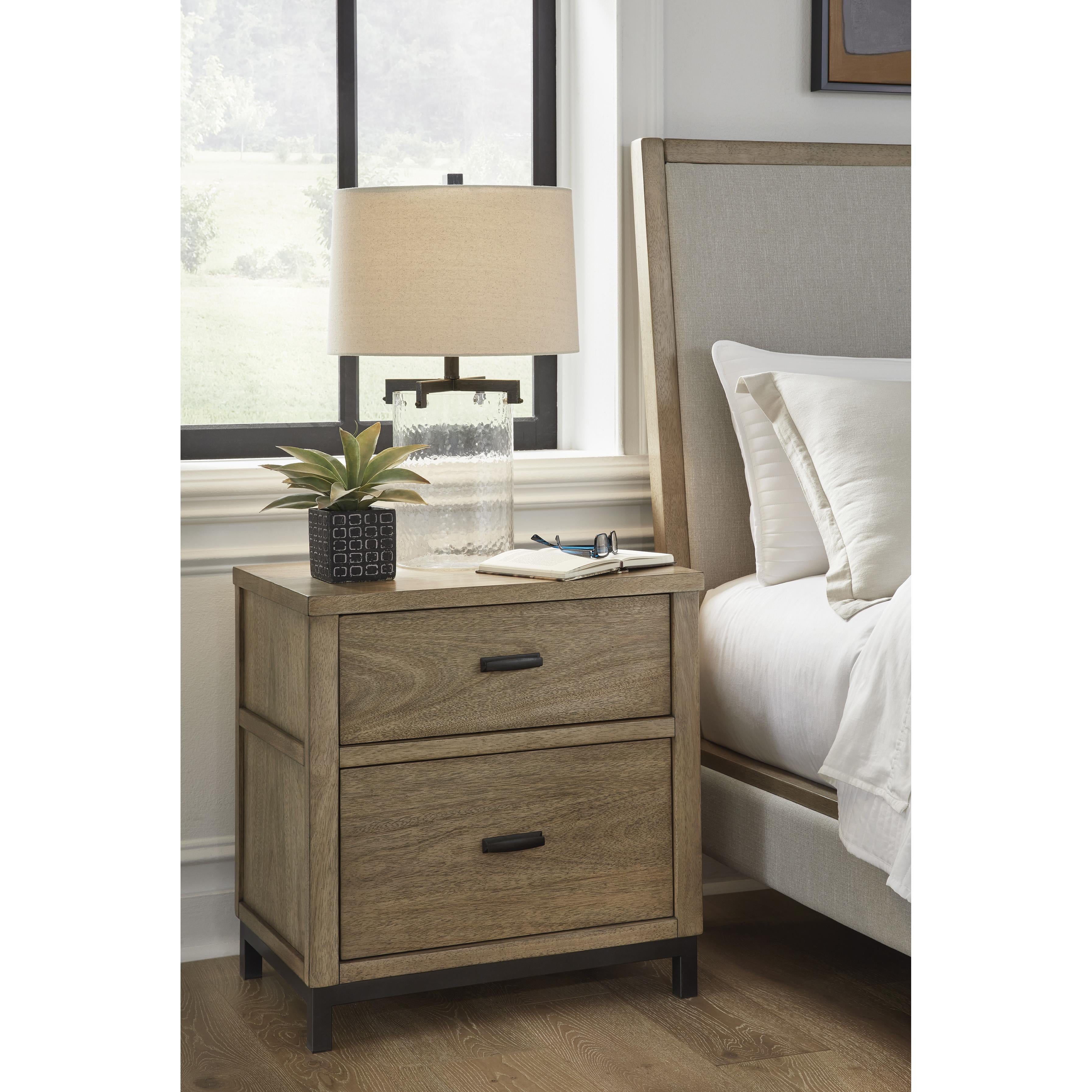 Diamond Modern Furniture Exclusive Design Tomtyn 2-Drawer Nightstand B622-92 IMAGE 6