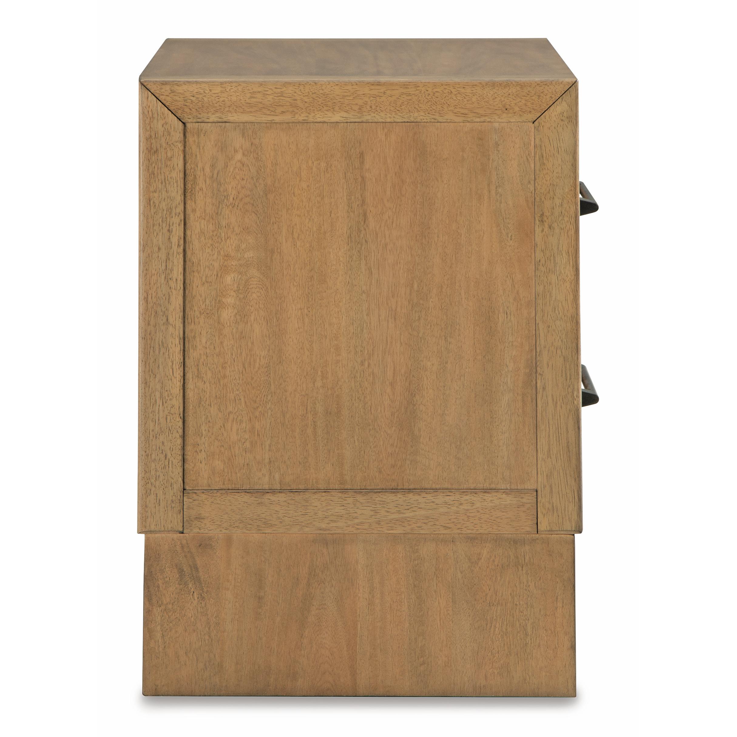 Diamond Modern Furniture Exclusive Design Sherbana 2-Drawer Nightstand B833-92 IMAGE 4