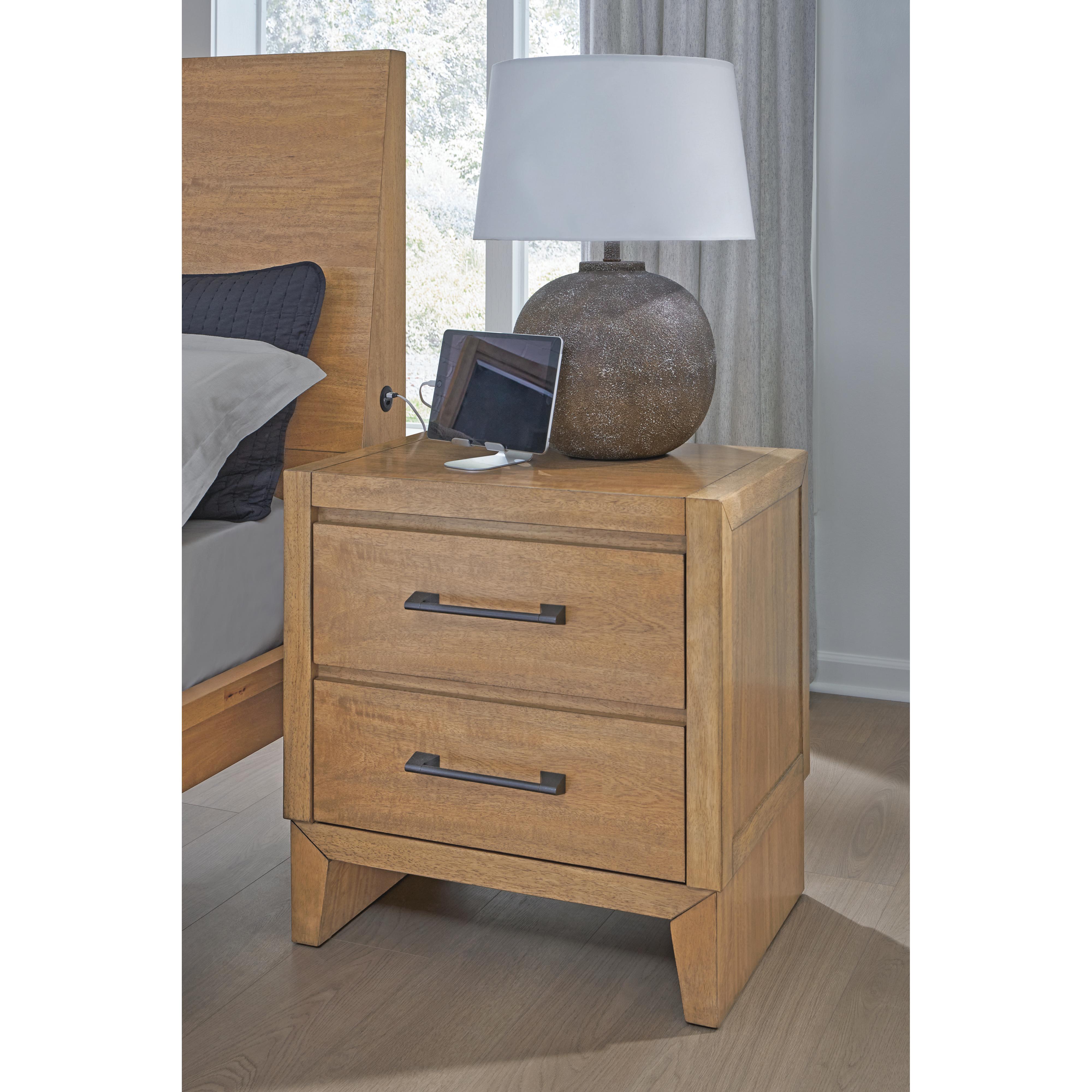 Diamond Modern Furniture Exclusive Design Sherbana 2-Drawer Nightstand B833-92 IMAGE 5