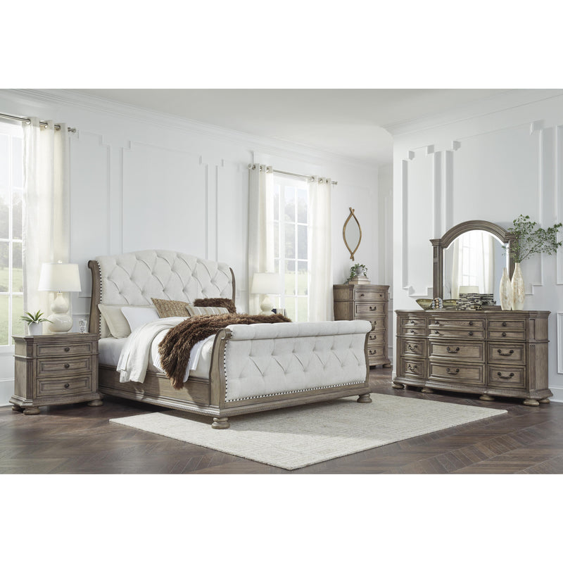 Signature Design by Ashley Ardenfield King Upholstered Sleigh Bed B944-58/B944-56/B944-97 IMAGE 10