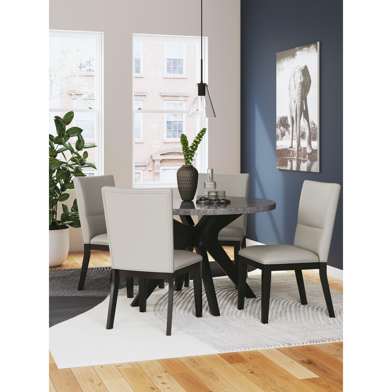 Diamond Modern Furniture Exclusive Design Round Glinari Dining Table D476-15 IMAGE 7