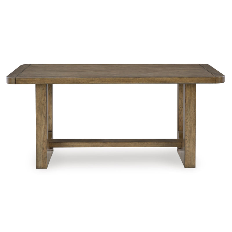 Signature Design by Ashley Cabalynn Counter Height Dining Table with Trestle Base D974-13 IMAGE 1