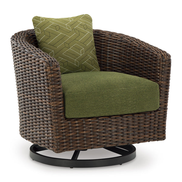 Signature Design by Ashley Horizon Hall P572-821 Swivel Lounge with  Cushion IMAGE 1