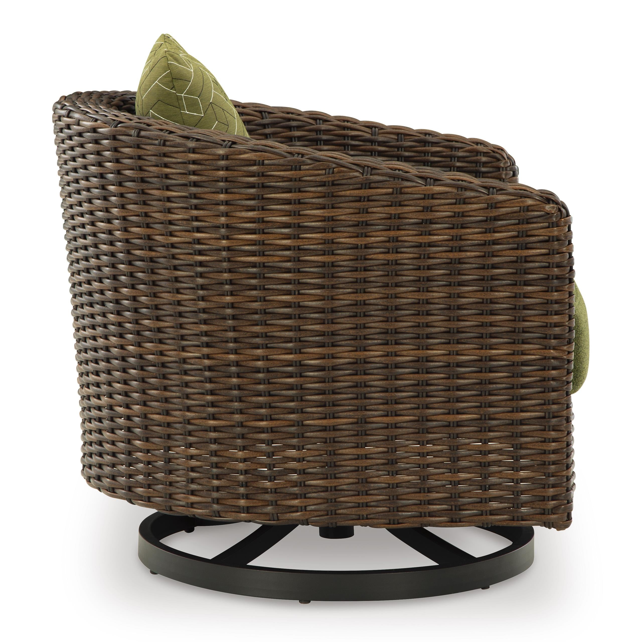 Signature Design by Ashley Horizon Hall P572-821 Swivel Lounge with  Cushion IMAGE 3