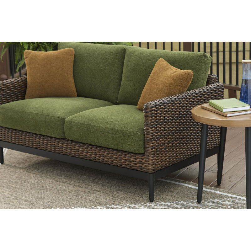 Signature Design by Ashley Horizon Hall P572-835 Loveseat with Cushion IMAGE 6