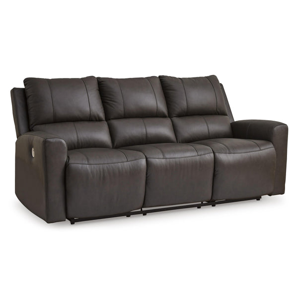 Signature Design by Ashley Boxmere Power Reclining Leather Match Sofa U1310087 IMAGE 1