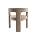 Modrest Cherish - Modern Beige Fabric Dining Chair