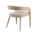 Modrest Mundra - Modern Beige Fabric Dining Chair