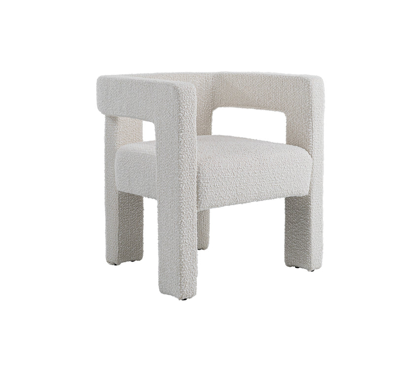 Modrest Drea - Modern White Fabric Dining Chair
