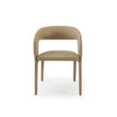 Modrest Faerron - Modern Tan Leatherette Dining Chair