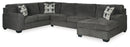 Ballinasloe 3-Piece Sectional with Ottoman