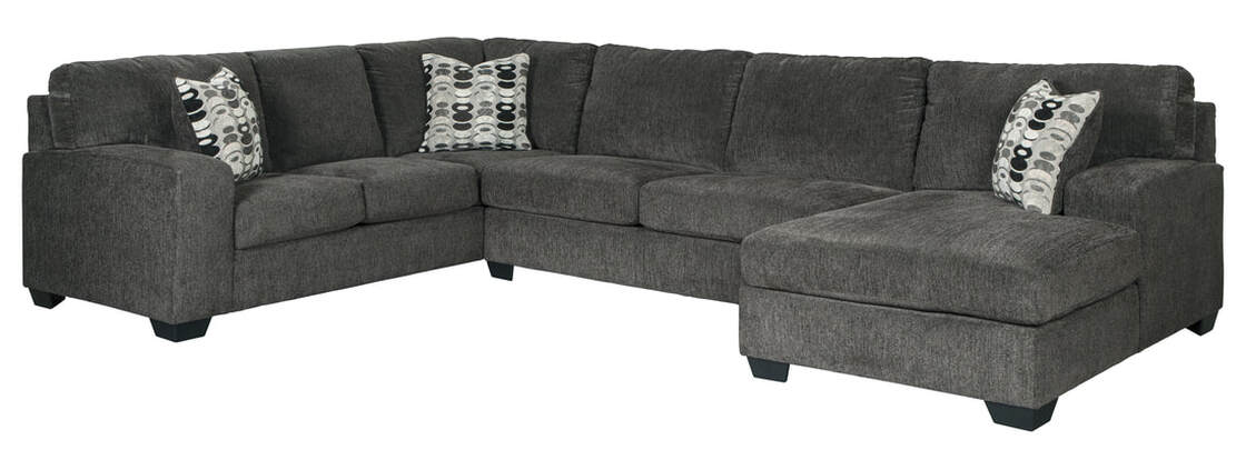 Ashley 807-03 Ottoman (Smoke)