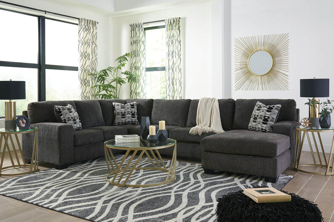 Ashley 807-03 Ottoman (Smoke)