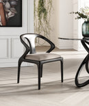 Modrest Campbell - Mid-Century Modern Grey & Black Ash Dining Chair