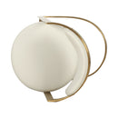 Modrest Shandra - Beige Pleather + Gold Counter Stool