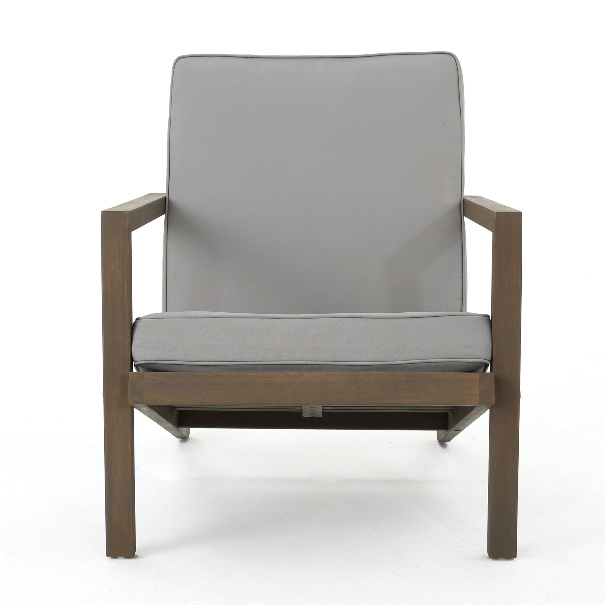 Celestaria - 3 Piece Outdoor Chat Set With Adirondack Chairs, Cushions And Side Table