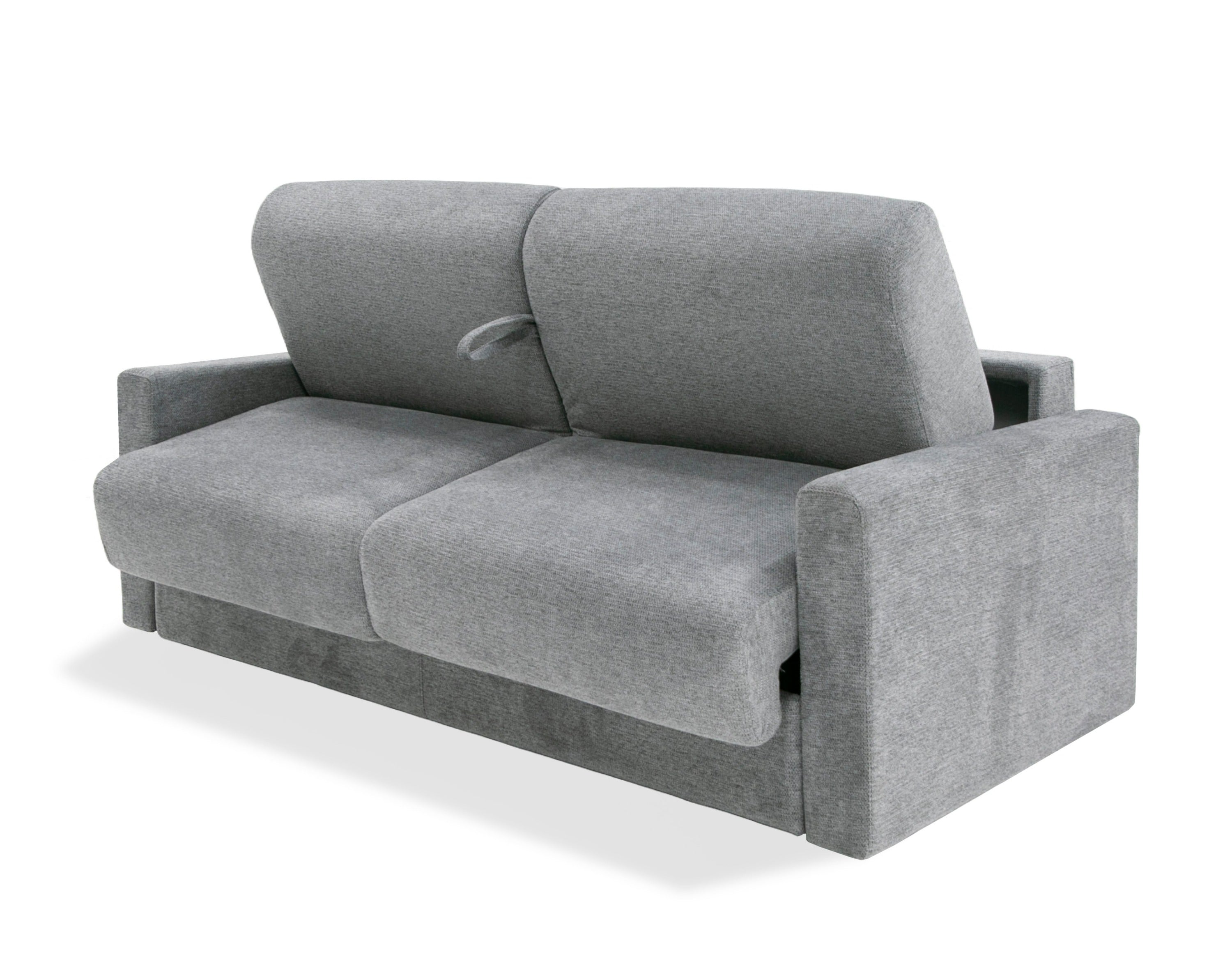 Lamod Italia Revers - Italian Modern Grey Fabric Full Sofa Bed