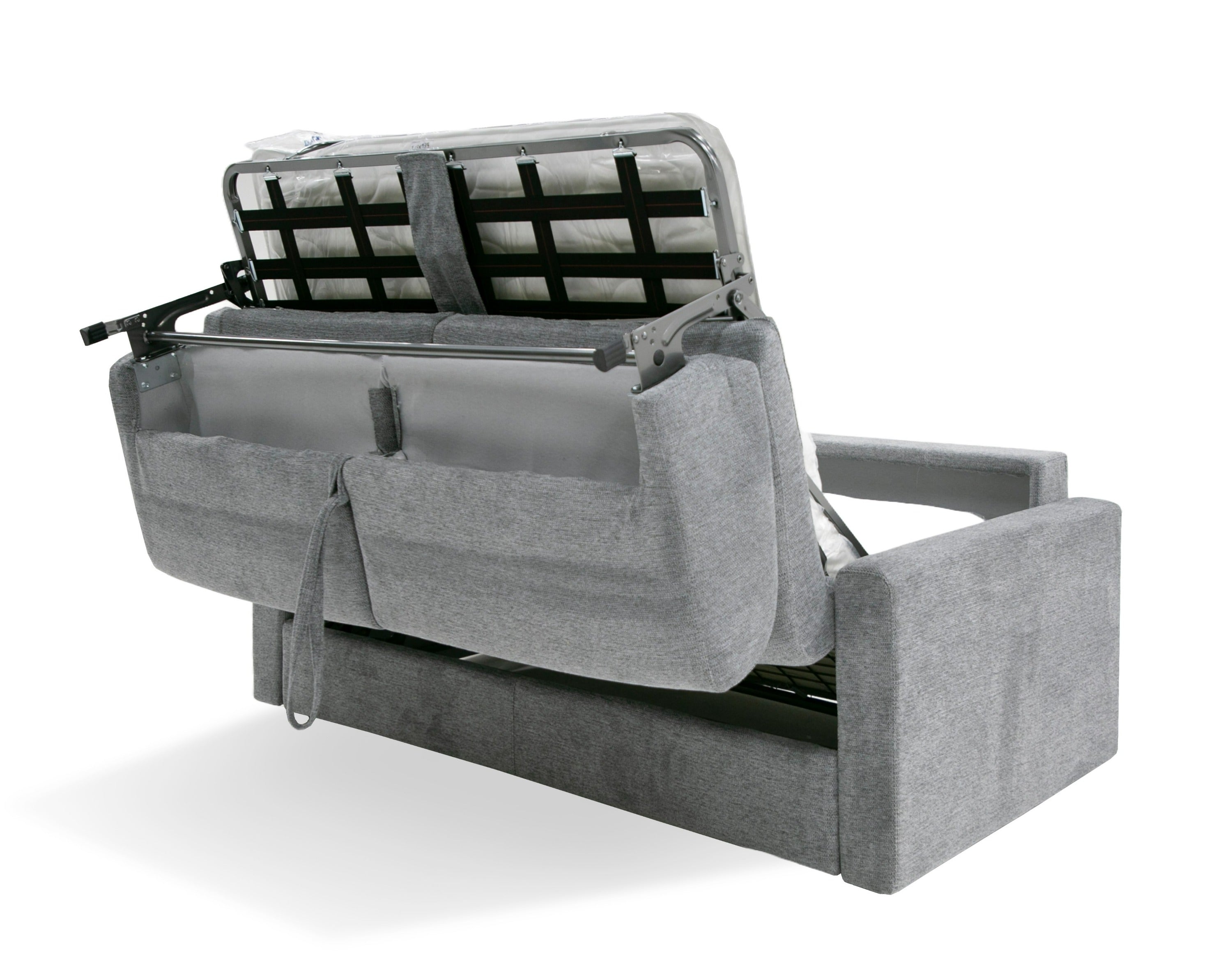 Lamod Italia Revers - Italian Modern Grey Fabric Full Sofa Bed