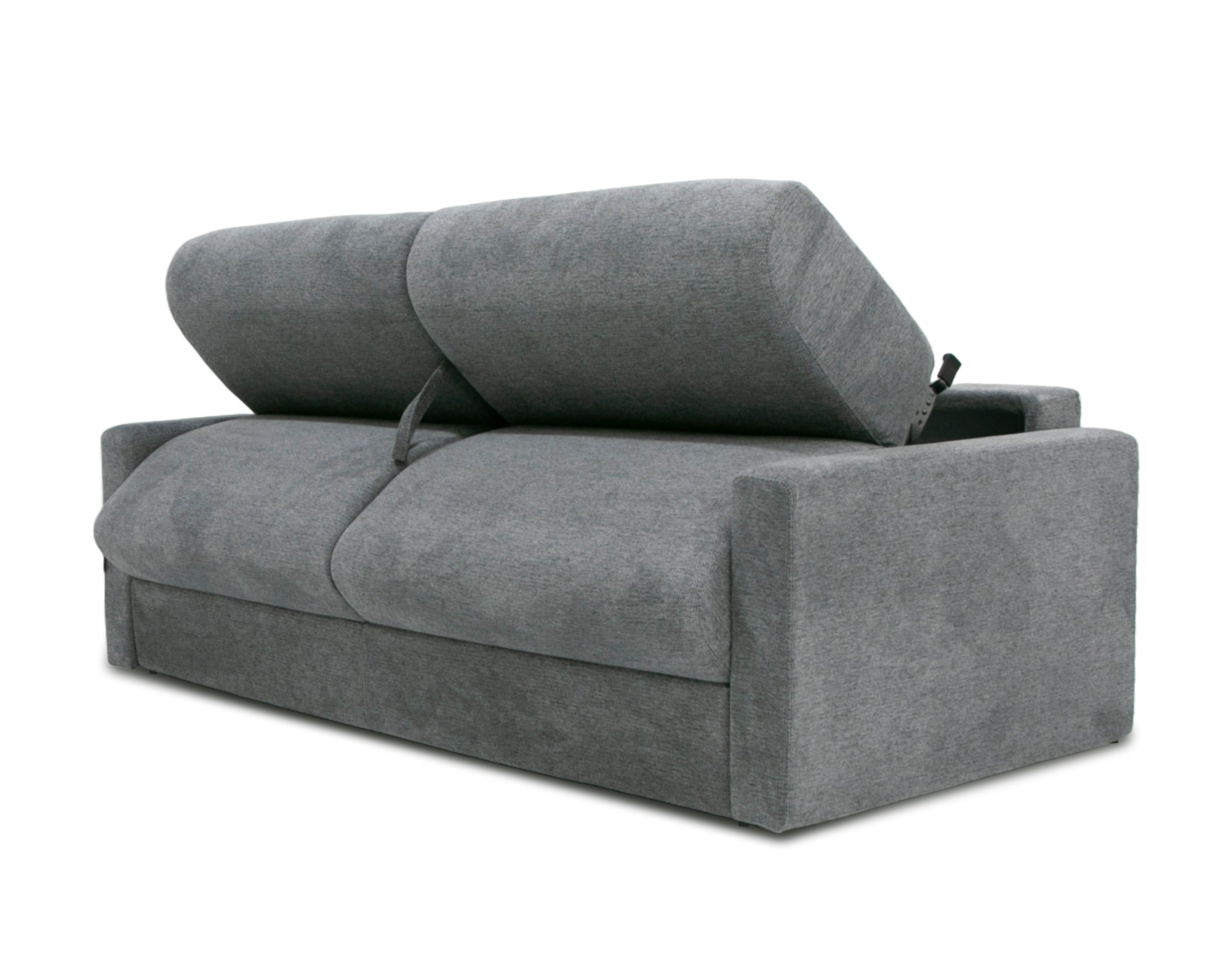 Lamod Italia Revers - Italian Modern Grey Fabric Queen Sofa Bed