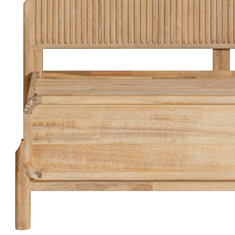 Modrest Mikala - Modern Natural Oak Bed
