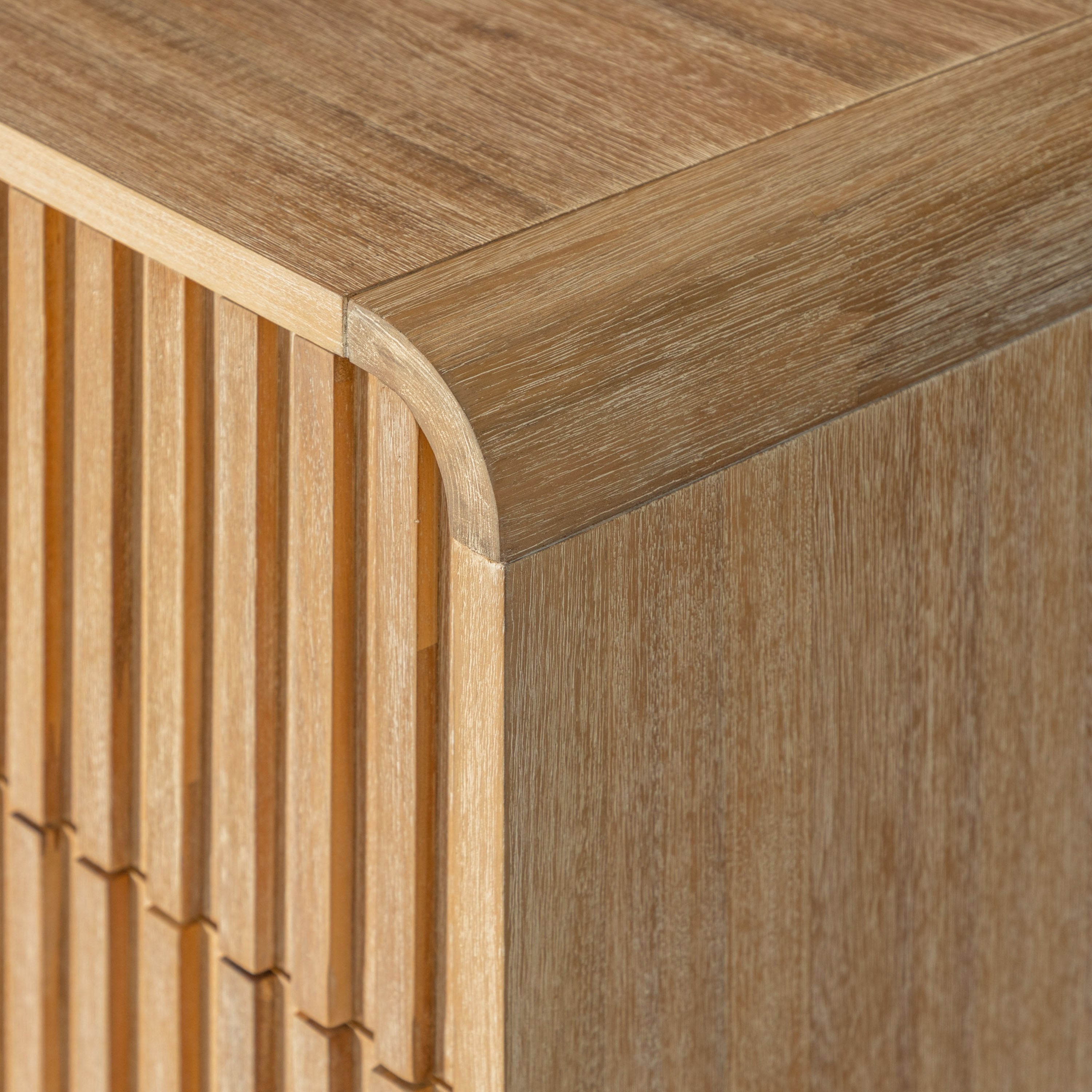 Modrest Mikala - Modern Natural Oak Nightstand