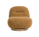 Modrest Renee - Modern Mustard Fabric Swivel Accent Chair