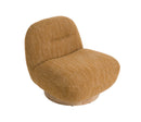 Modrest Renee - Modern Mustard Fabric Swivel Accent Chair