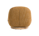 Modrest Renee - Modern Mustard Fabric Swivel Accent Chair
