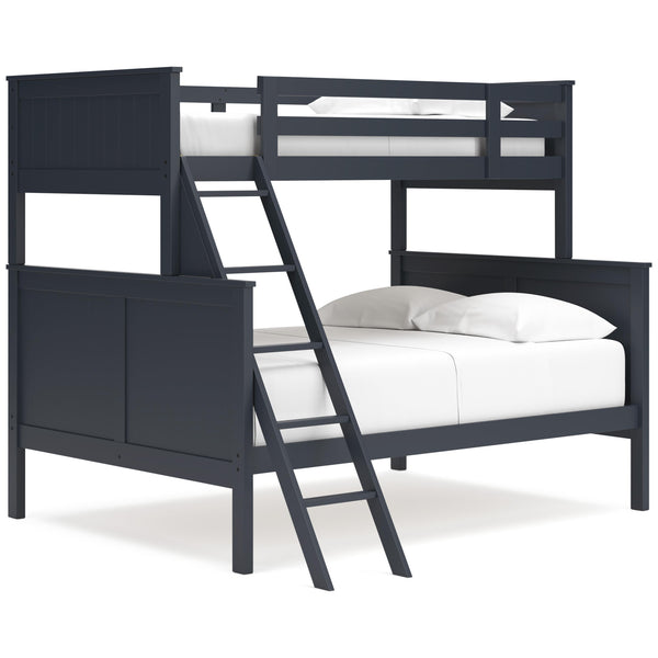 Signature Design by Ashley Nextonfort B396B13 Twin over Full Bunk Bed with Mattresses IMAGE 1