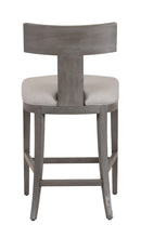 Modrest Fabien - Mid-Century Modern Beige Linen + Grey Wash Counter Chair