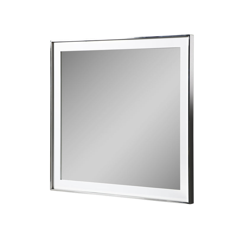 Modrest Cartier - Modern White + Stainless Steel Mirror