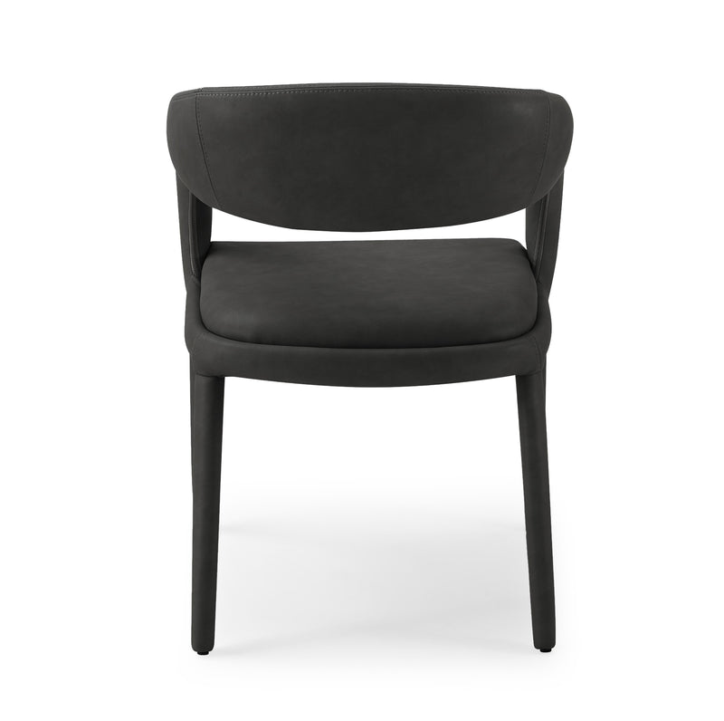 Modrest Faerron - Modern Black Leatherette Dining Chair